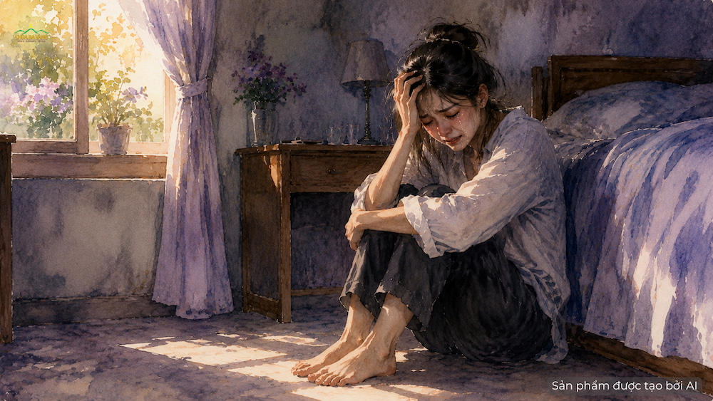 Dục vọng, khát ái khiến con người vô cùng đau khổ (ảnh minh hoạ)