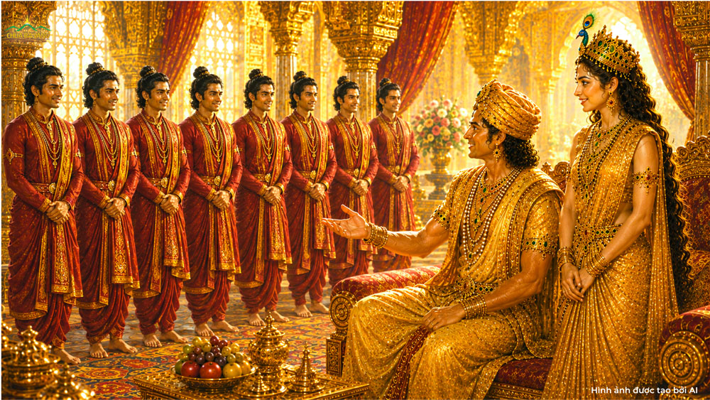 Chưởng khố Dhananjaya chỉ định 8 gia chủ làm người giám hộ cho Visakha khi về nhà chồng (ảnh minh họa)