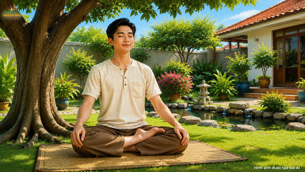 Thiền tứ niệm xứ giúp đem đến hạnh phúc ngay trong hiện tại (ảnh minh hoạ)