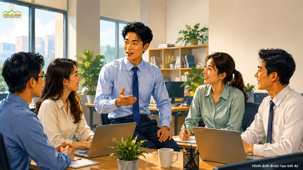 Trí tuệ phát sinh từ việc tu tập giúp ta giao tiếp, đối đãi với mọi người ít sai lầm hơn (ảnh minh hoạ)