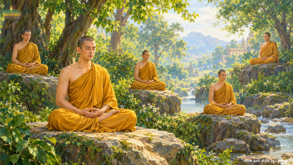 Nhập rừng tu tập chính là một phương pháp phòng hộ cho bậc tu hành phạm hạnh (ảnh minh hoạ)
