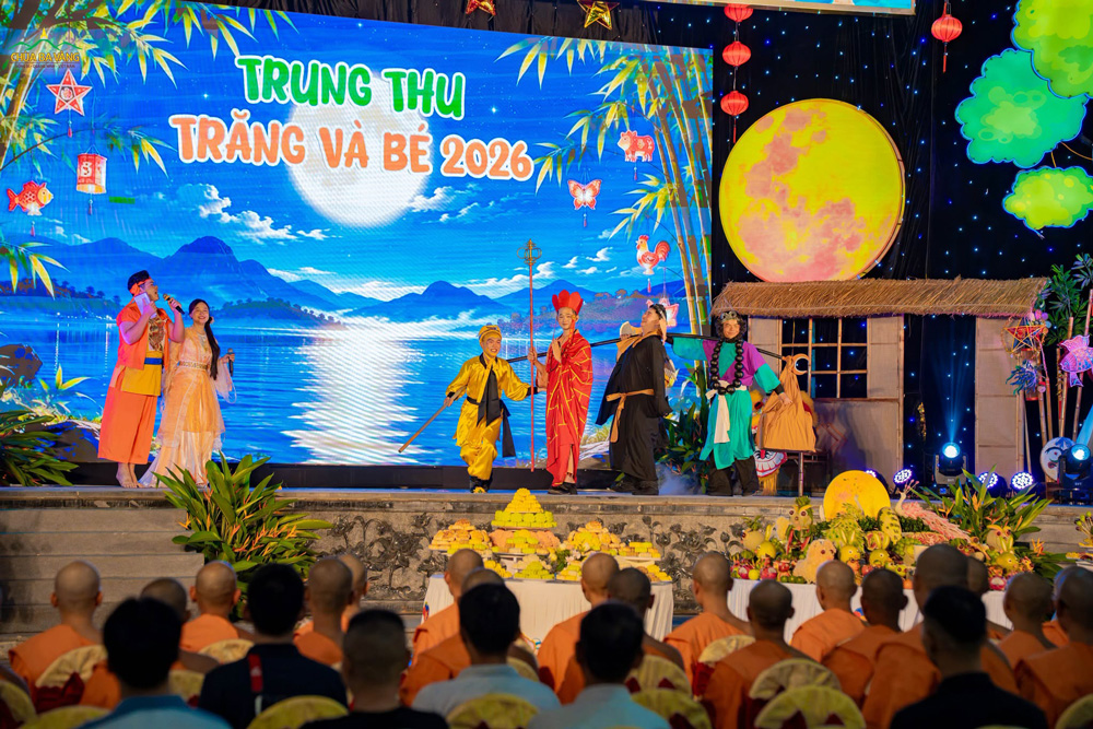 Bốn thầy trò Đường Tăng trong “Tây Du Ký” – những nhân vật huyền thoại gắn liền với tuổi thơ của biết bao thế hệ, nay đã cùng hội ngộ trong đêm Trung thu!