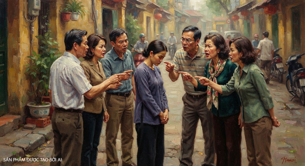 Lời nói thô ác bao gồm những lời chửi rủa, mắng nhiếc, gièm pha,... người khác (ảnh minh họa)  