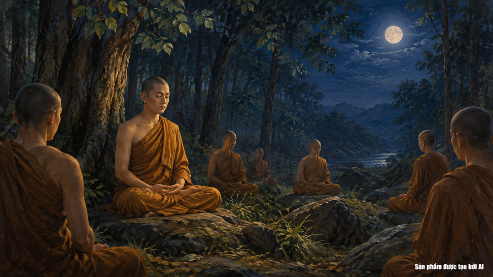 Vị Tỳ-kheo nên ở nơi rừng vắng vẻ để tránh tiếp xúc phan duyên, sinh phiền não (ảnh minh họa)