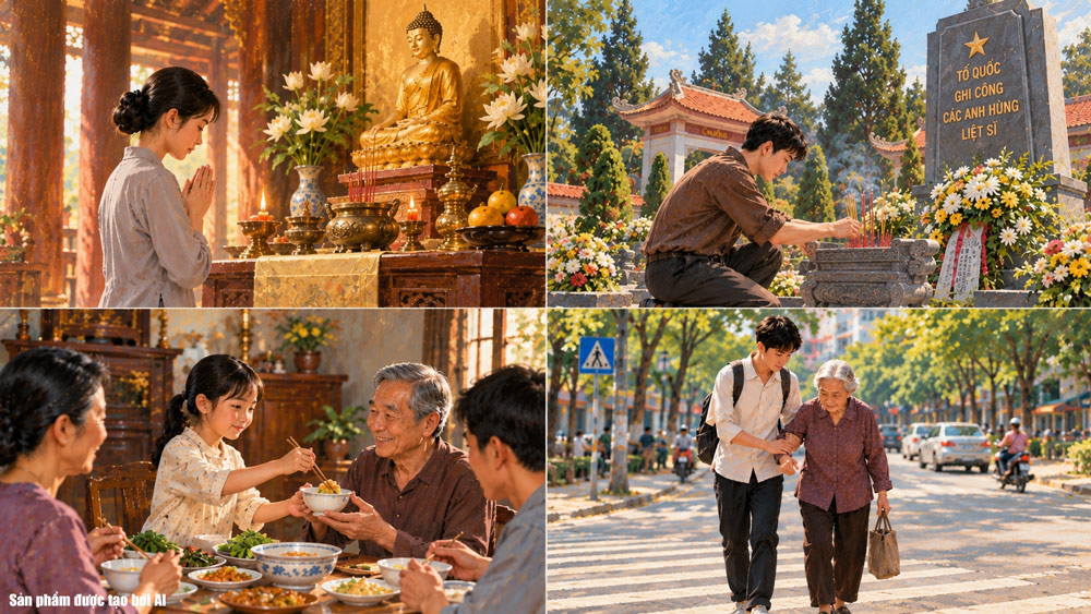 Kính nghĩa là lễ phép, khiêm cung, nể trọng, thành thật và biết ơn (ảnh minh họa)