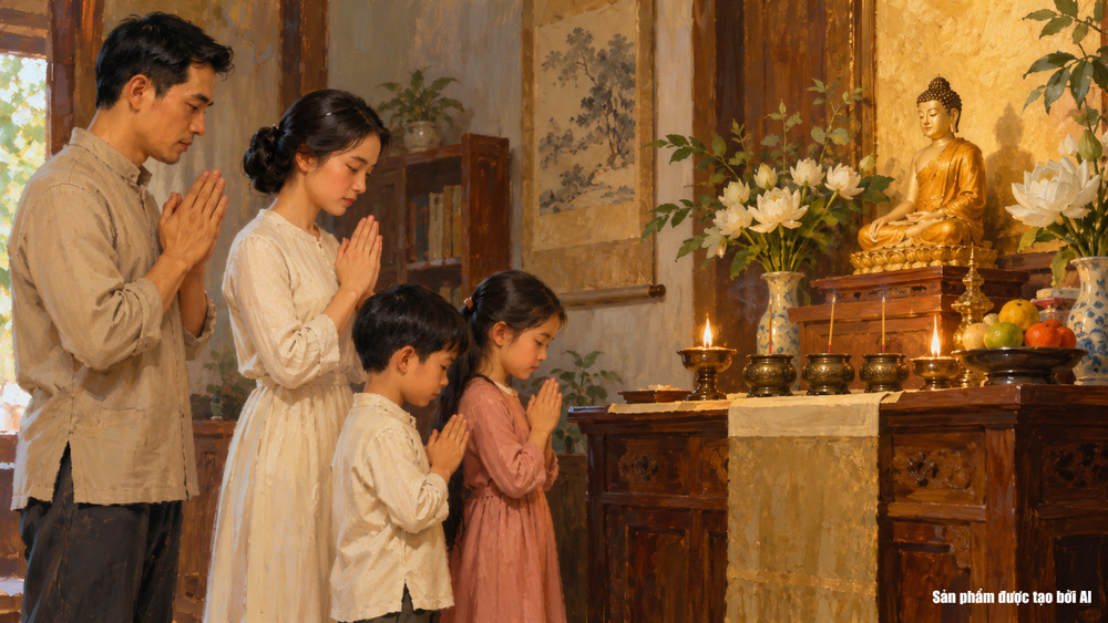 Cung kính Tam Bảo sẽ mang lại cho chúng ta vô lượng phước lành, cũng như những quả báo tốt đẹp (ảnh minh họa)