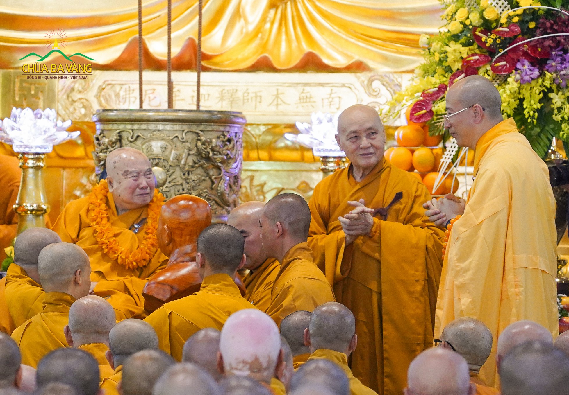 Sư Phụ Thích Trúc Thái Minh trở về Thiền viện thăm Hòa thượng Ân Sư thượng Thanh hạ Từ 