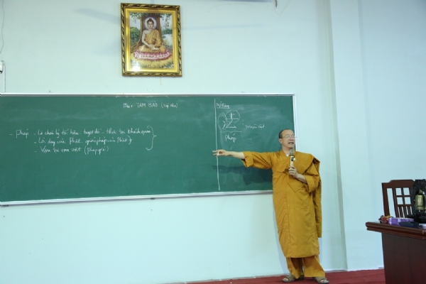 Bài giảng về Tam Bảo Sư Phụ dành cho Chư Tăng Ni chùa Ba Vàng.