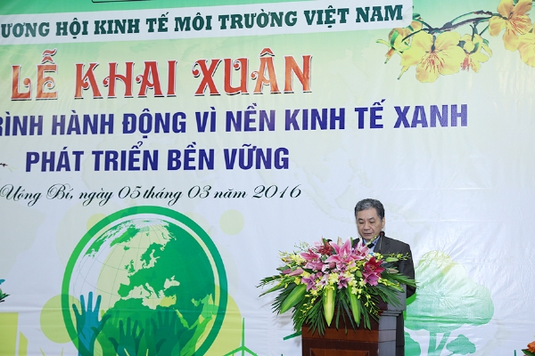 PGS.TS Trương Mạnh Tiến – Chủ tịch Hội KTMT Việt Nam khai mạc chương trình