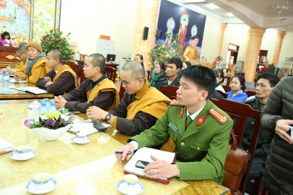 Trung tá Bùi Huy Lực phó trưởng Công an phường Quang Trung.
