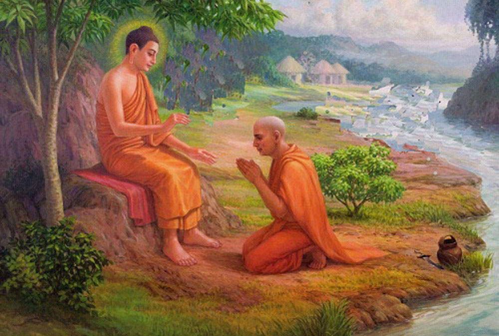 Ngài A-nan bạch Phật về tâm hiếu của người xuất gia 