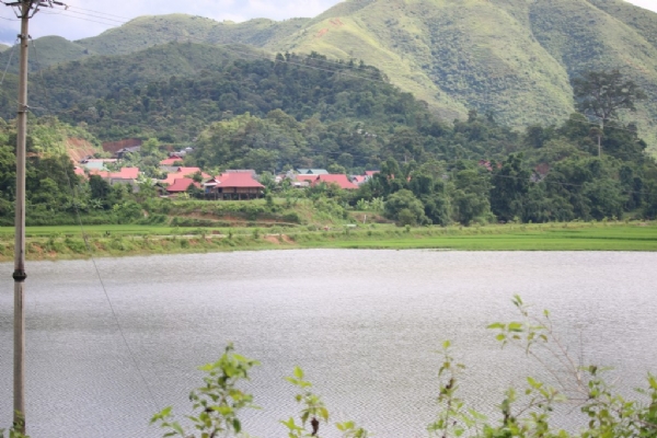 Hồ Thủy điện Bản Chát, xã Mường Mít, huyện Than Uyên, tỉnh Lai Châu.