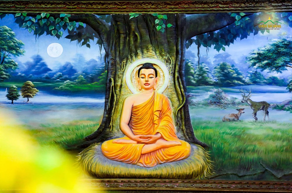 Đức Phật thành đạo dưới cội cây Bồ Đề