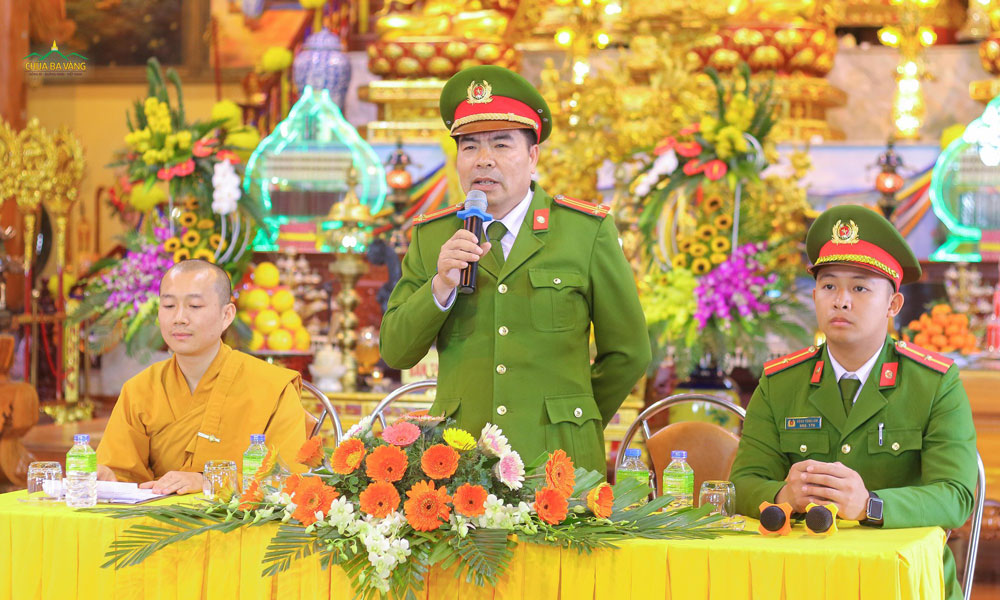 Mong rằng những kỹ năng về phòng cháy chữa cháy mà Trung tá Đỗ Văn Huy chia sẻ sẽ đem lại lợi ích cho Phật tử 
