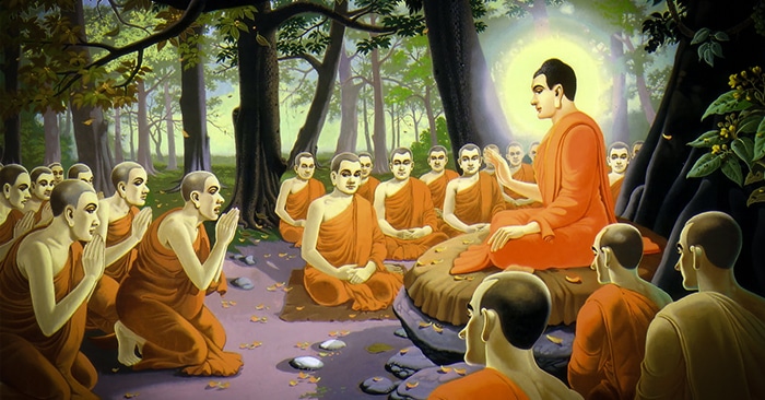 Đức Phật thuyết giảng cho Tăng chúng về nguyên nhân sâu xa dẫn đến việc dòng họ Thích Ca bị diệt vong 