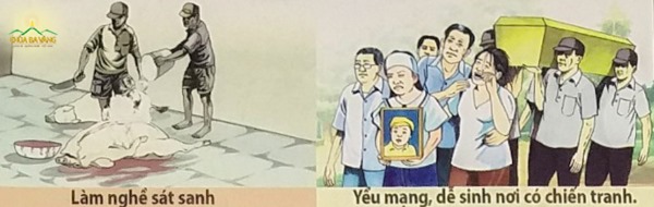 Sát sinh sẽ khiến chúng ta bị tổn giảm thọ mạng  