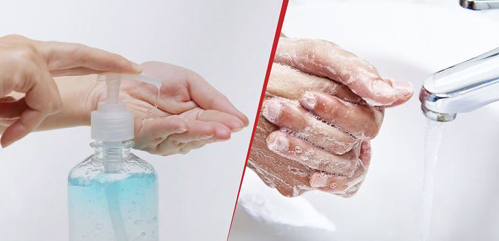 Thường xuyên rửa tay với xà phòng và nước hoặc dung dịch rửa tay sát khuẩn để phòng chống dịch bệnh Covid- 19