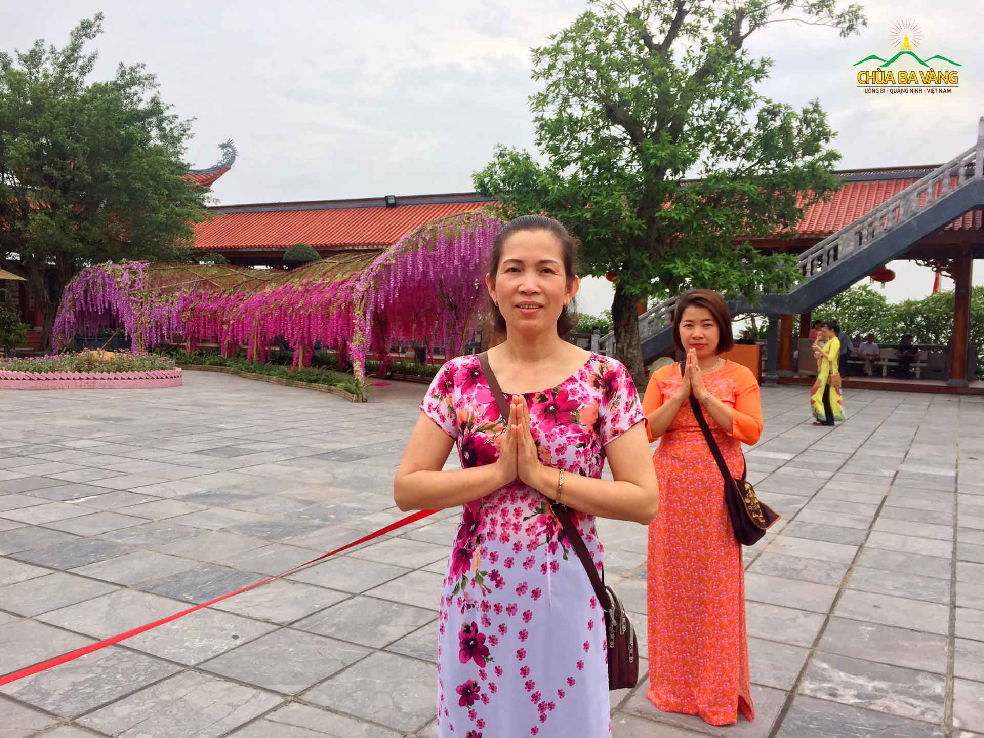 Phật tử Tống Thị Kim Yến chia sẻ cảm xúc hạnh phúc ngày được về chùa