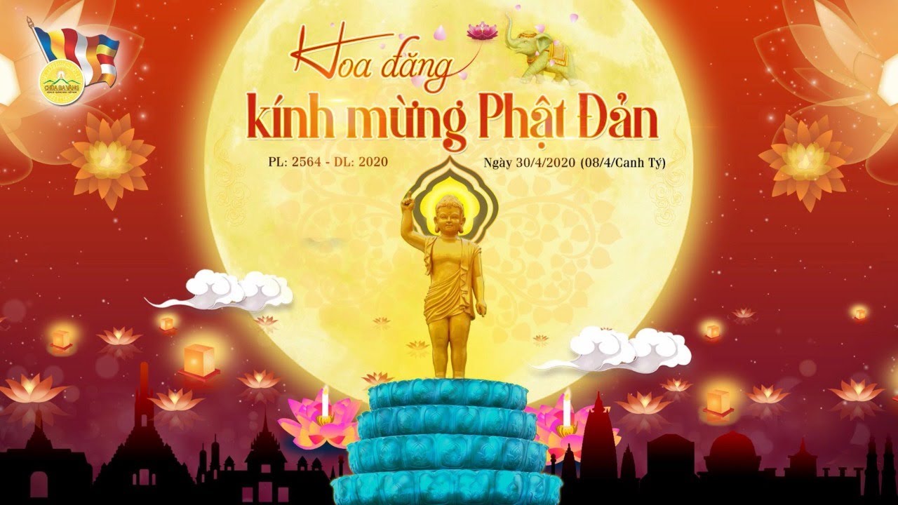 Đêm hoa đăng kính mừng Khánh đản được chùa Ba Vàng tổ chức tối ngày 30/4/2020 nhằm tri ân tới sự ra đời của Đức Thế Tôn