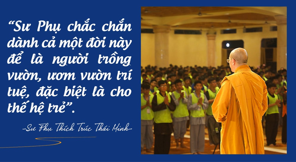 Tâm nguyện của Sư Phụ Thích Trúc Thái Minh đối với thế hệ trẻ