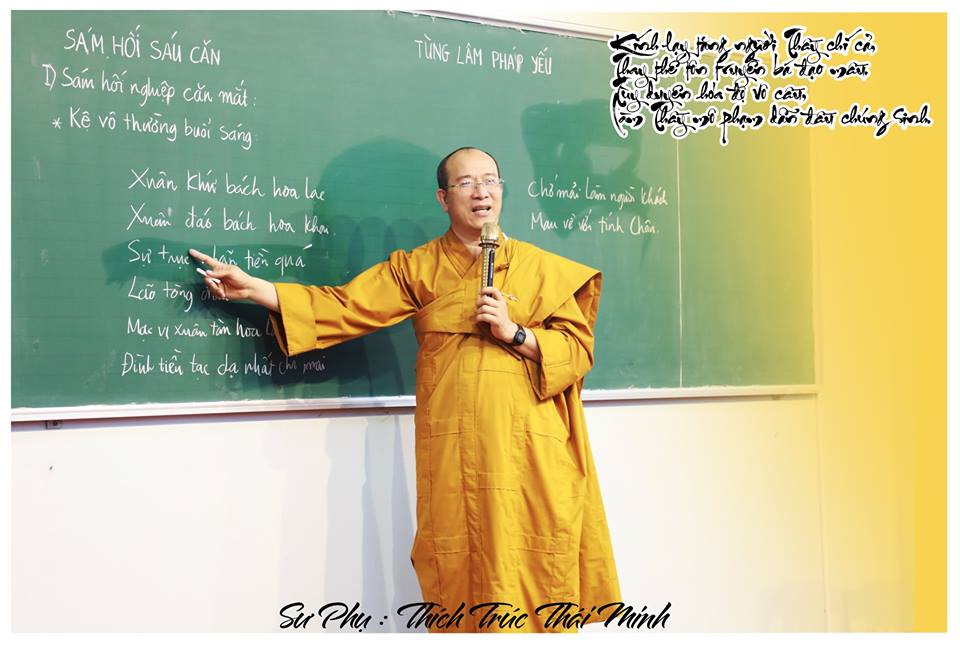 Nhờ ơn giáo dưỡng của Thầy tổ mà chúng ta mới thâm nhập được lời Phật dạy