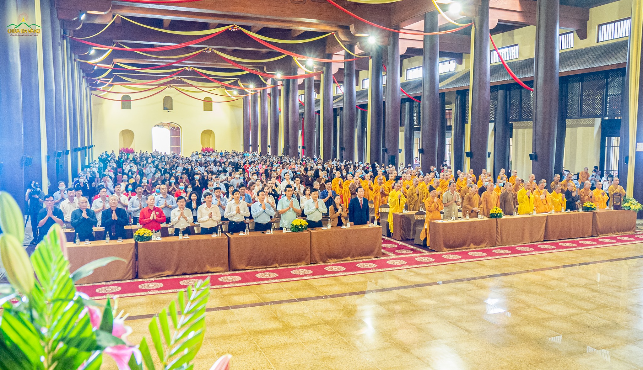   Tại cung Trúc Lâm - Trung tâm Văn hóa Trúc Lâm Yên Tử, lễ giỗ Đệ nhị Tổ Pháp Loa đã được tổ chức trang nghiêm.  