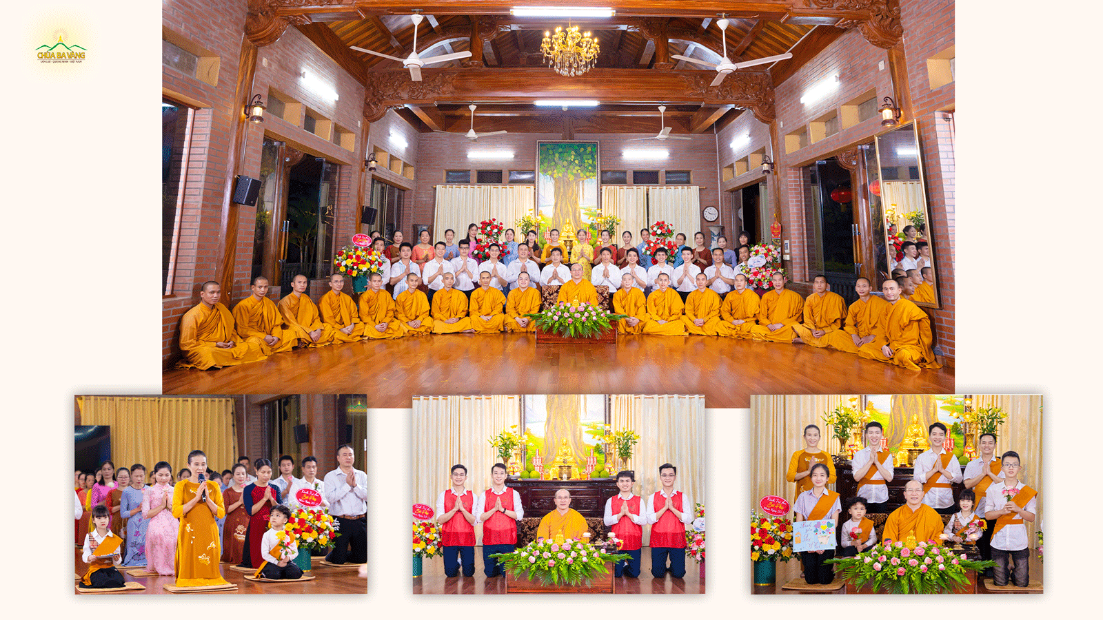 20/11: Phật tử chùa Ba Vàng đồng tâm tri ân tới Sư Phụ Thích Trúc Thái Minh - người Thầy khả kính