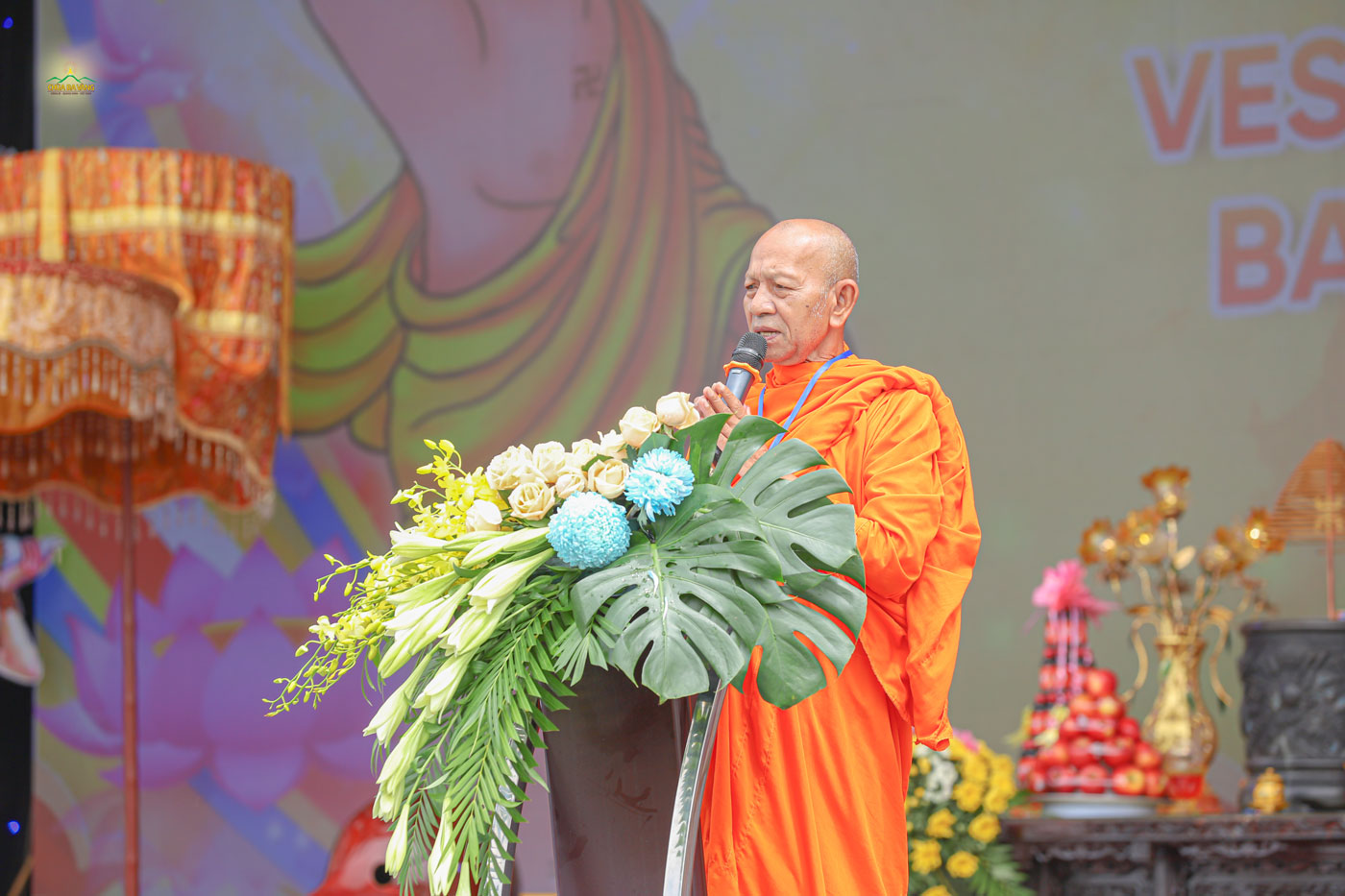 Hòa Thượng Đào Như tuyên đọc Thông điệp Đại lễ Phật đản 2566 của Đức Quyền Pháp chủ Giáo hội Phật giáo Việt Nam  