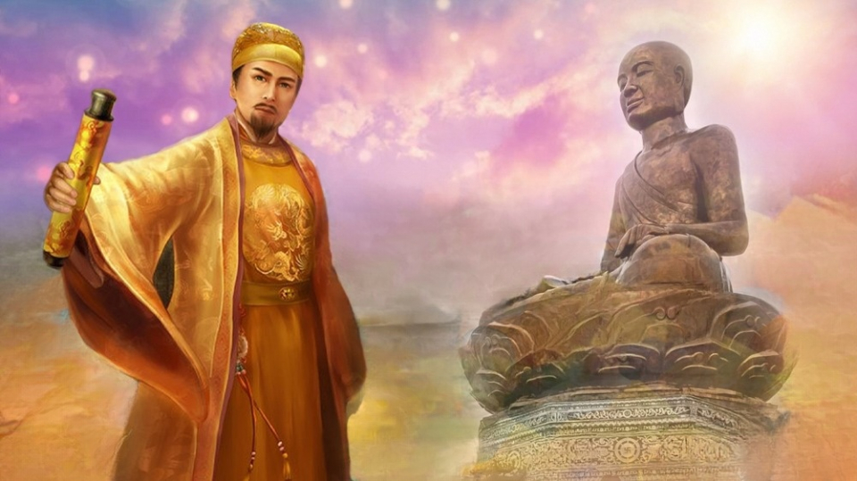Đức vua - Phật hoàng Trần Nhân Tông là một vị Hoàng đế, một vị tu sĩ được người đời kính trọng (ảnh minh họa)
