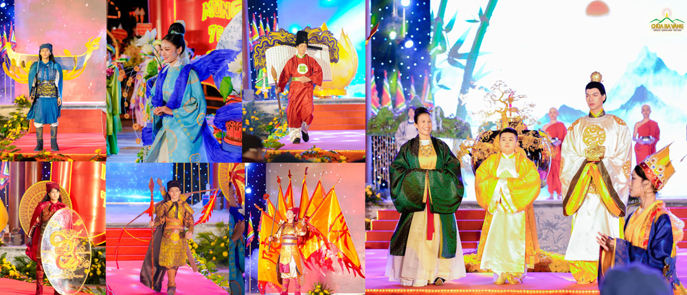 Phật tử Phạm Thị Yến - chủ nhiệm CLB Cúc Vàng, Phó Trưởng Ban tổ chức Đại lễ - người đã lên ý tưởng chỉ đạo màn trình diễn thời trang thể hiện văn hóa thời Trần, tác giả của tất cả các ca khúc được thể hiện trong Đại lễ