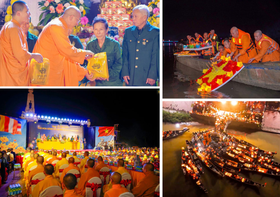 Chương trình “Đại lễ cầu siêu thả hoa đăng tri ân bên sông Thạch Hãn”  