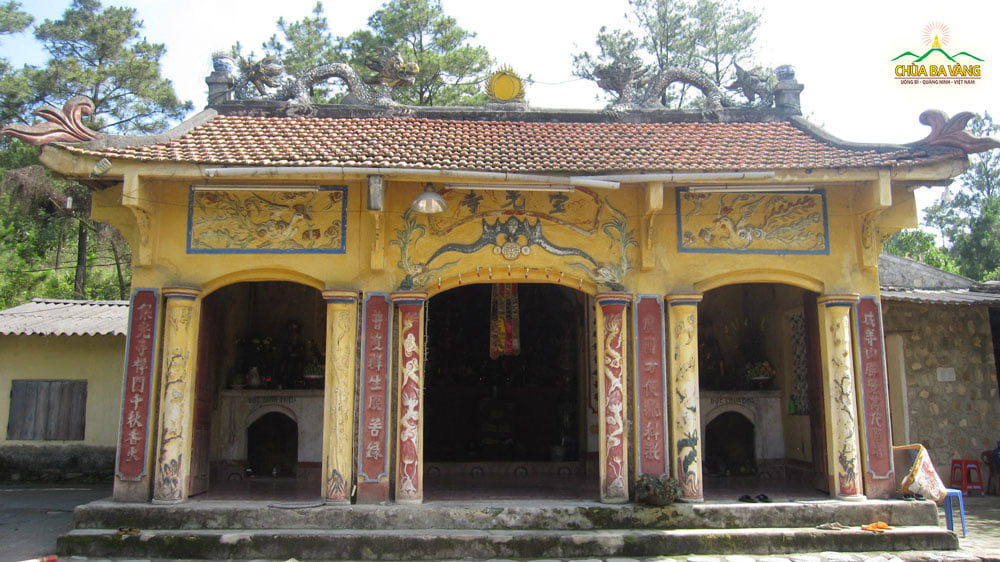 Hình ảnh ngôi chùa Ba Vàng cũ được Phật tử Vũ Kim Oanh nhắc đến trong bài viết  