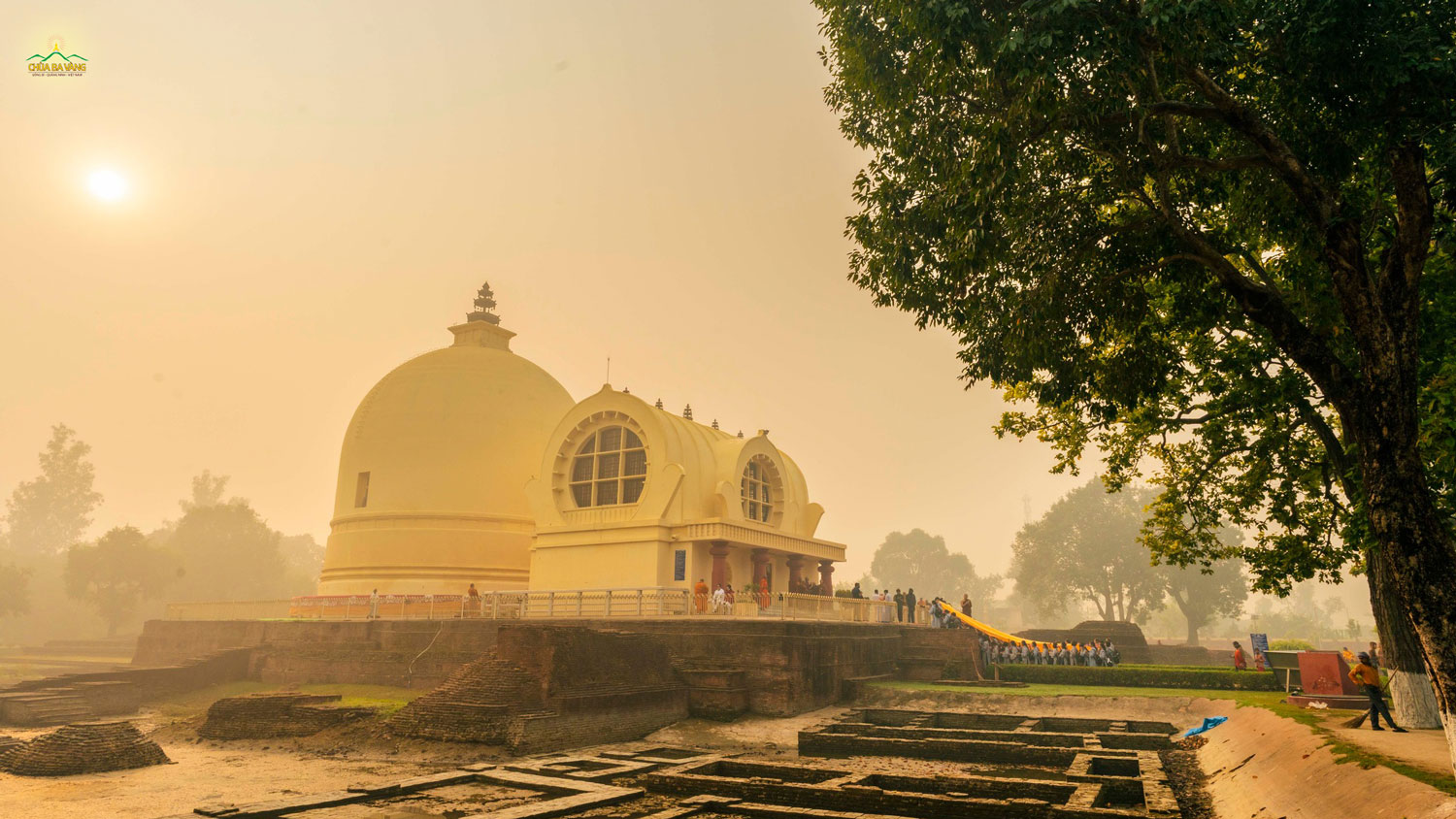 Thánh tích Kushinagar – nơi đức Phật nhập niết bàn, tọa lạc tại thành Kushinagar, thuộc tiểu bang Uttar Pradesh, Ấn Độ