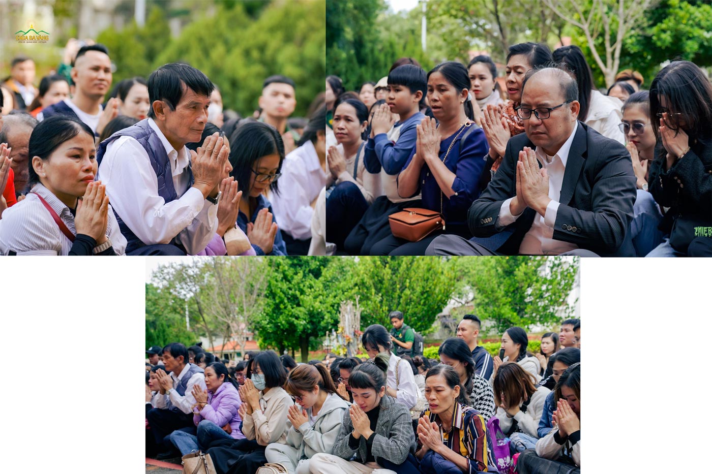 Sự xúc động của những người tham gia lễ đặt bát cúng dường Sư Phụ cùng chư Tăng chùa Ba Vàng tại Đài Trung, Đài Loan