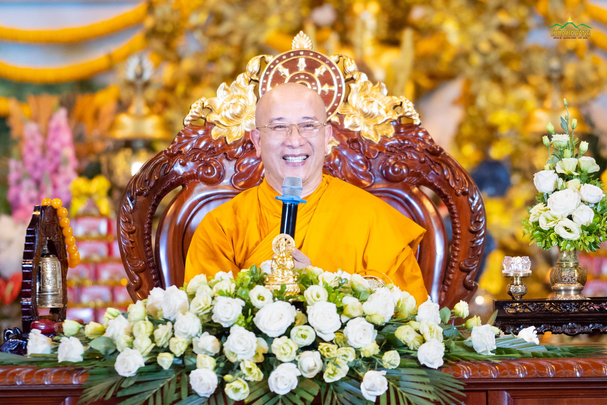 Sư Phụ Thích Trúc Thái Minh giảng giải về lễ Vu Lan (Ảnh minh họa)