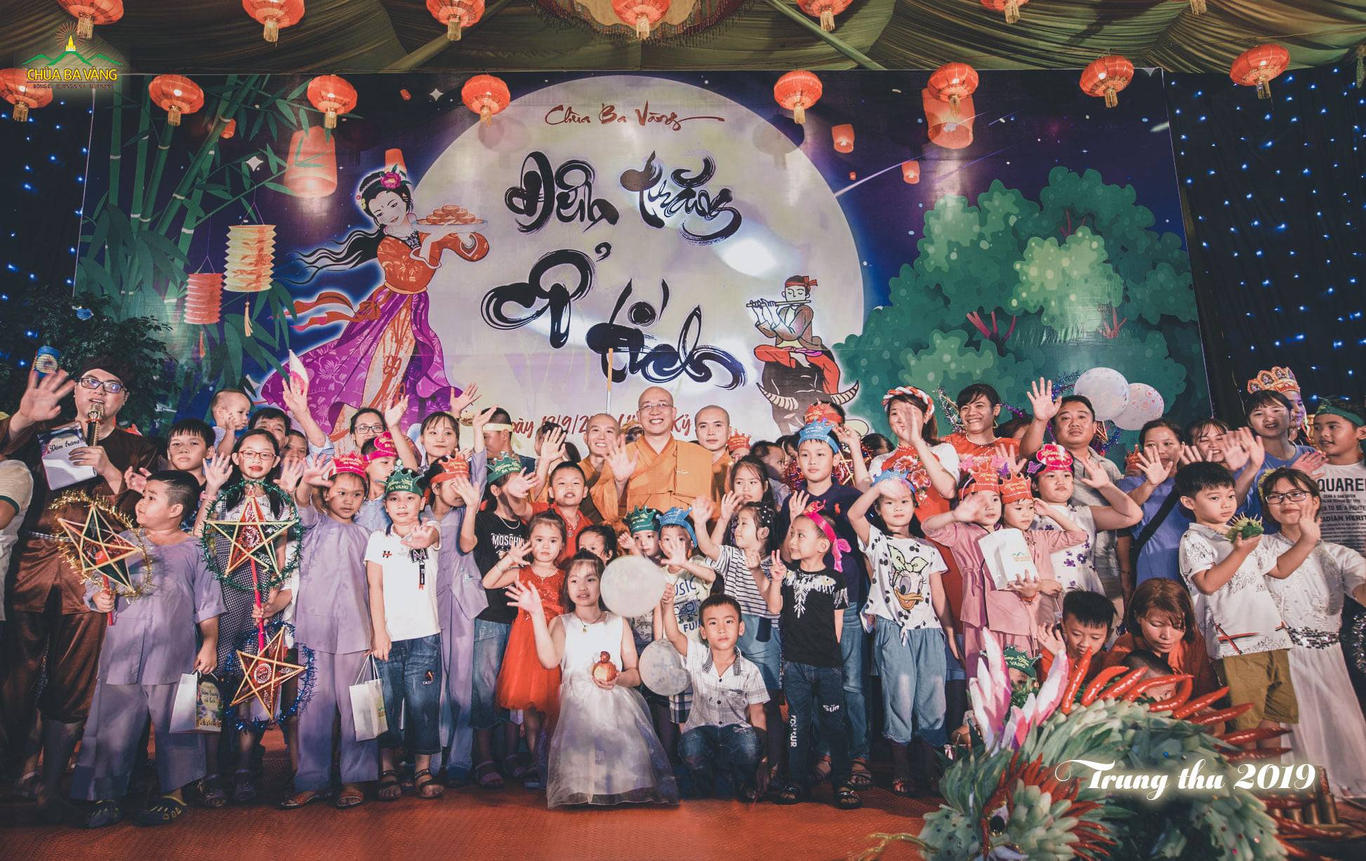 Mùa trăng năm 2019, Tết Trung Thu với chủ đề “Đêm trăng cổ tích” tại chùa Ba Vàng