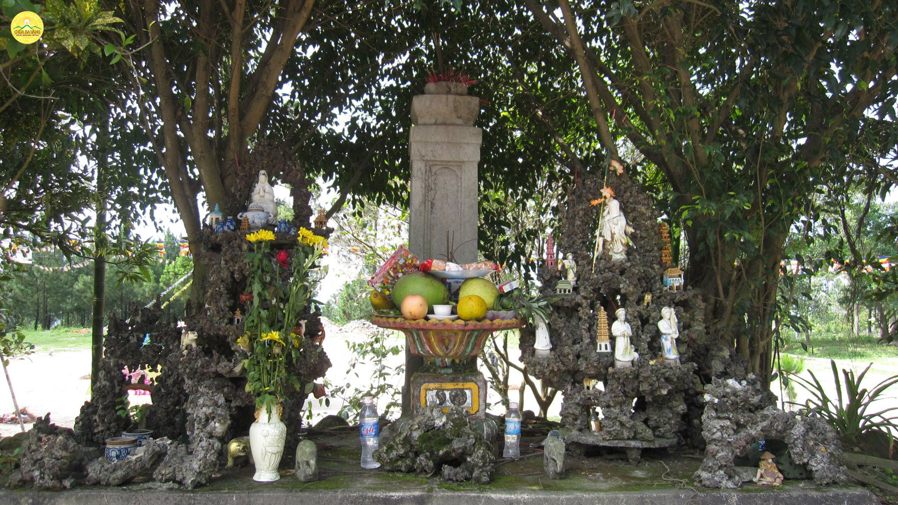 Cây hương đá nay vẫn còn được lưu giữ tại chùa Ba Vàng  