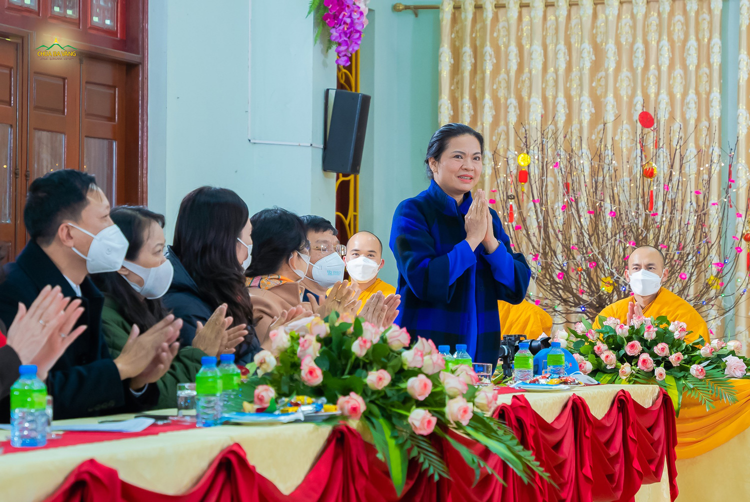 Bà Hà Thị Nga - Uỷ viên Ban chấp hành Trung ương Đảng, Chủ tịch Liên Hiệp Phụ Nữ Việt Nam, Chủ tịch Mạng lưới trong chương trình “Chào mừng đoàn đại biểu mạng lưới lãnh đạo nữ Trung ương”