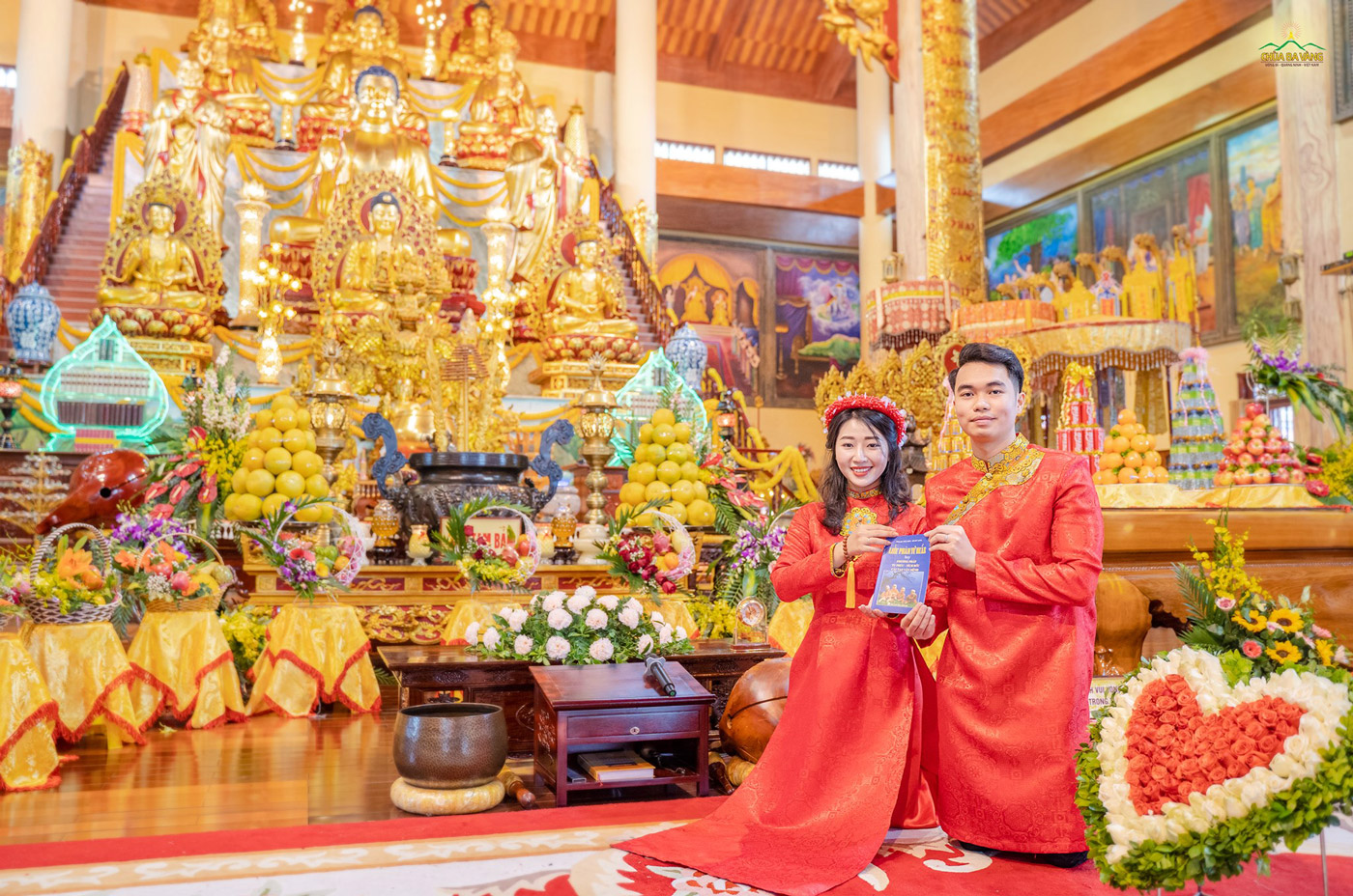 Niềm hạnh phúc của tân lang, tân nương trong buổi lễ Hằng Thuận (ảnh năm 2020)