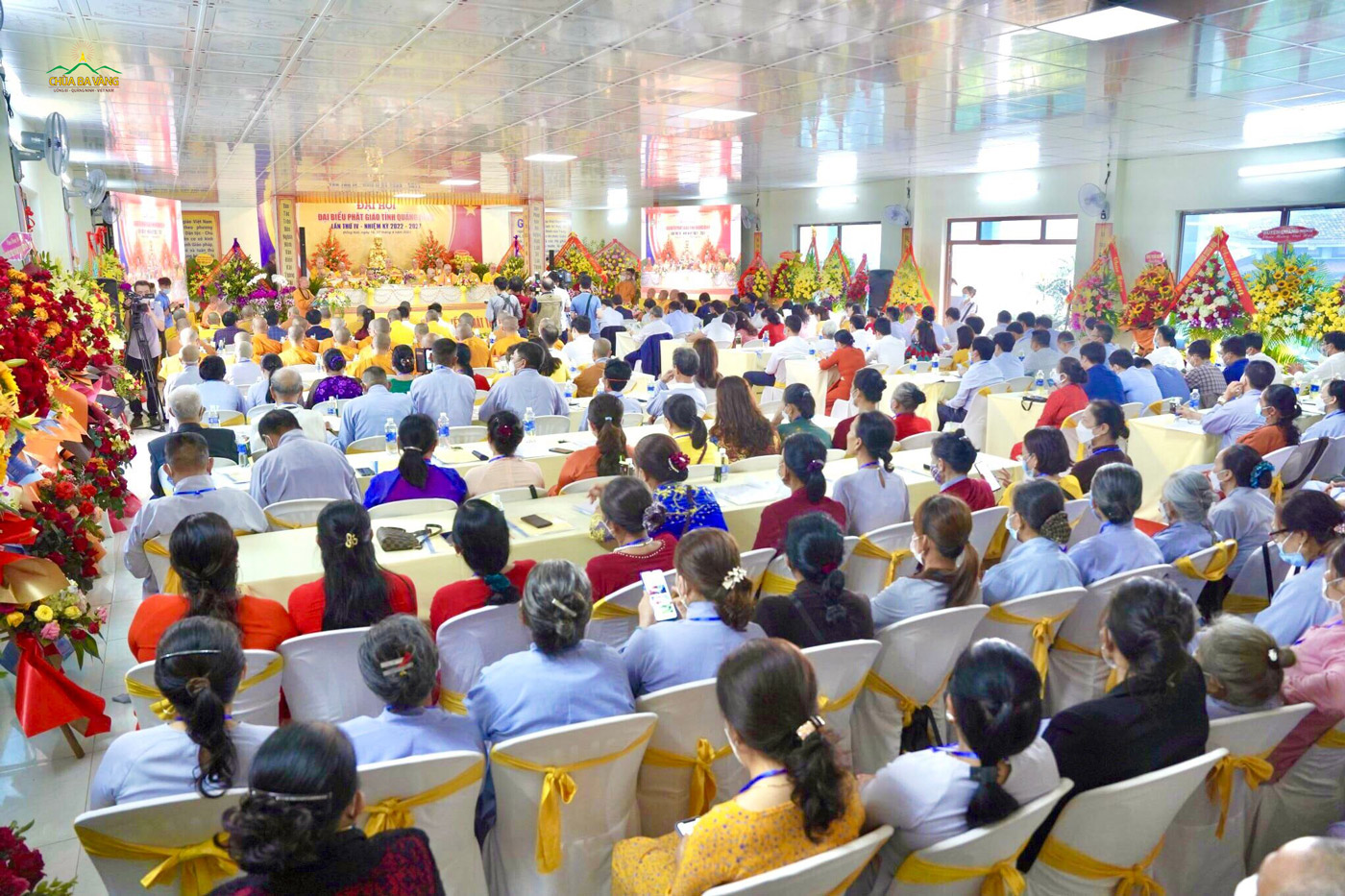 Toàn cảnh Đại hội Đại biểu Phật giáo tỉnh Quảng Bình.