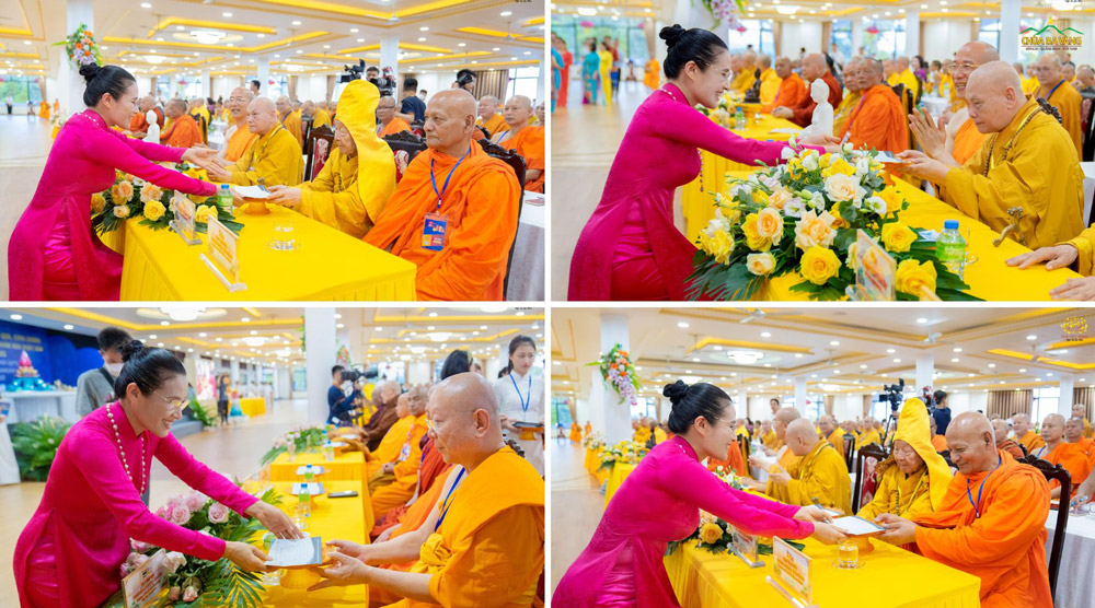 Phật tử Phạm Thị Yến thành kính cúng dường tới chư Tôn đức Giáo phẩm GHPGVN và quốc tế