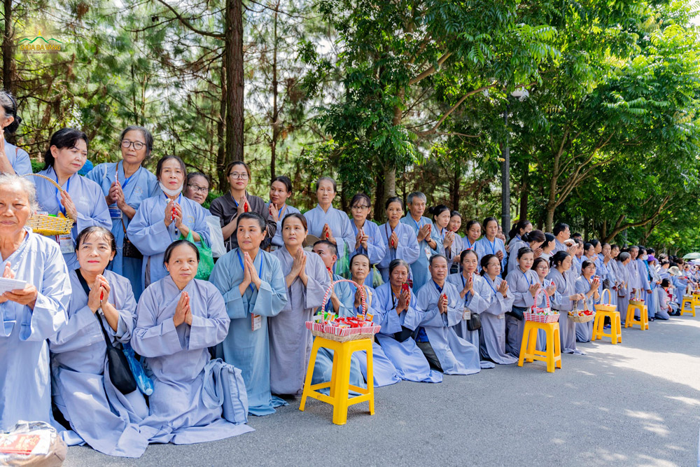Những vật thực thanh tịnh được quý nhân dân, Phật tử chuẩn bị cúng dường