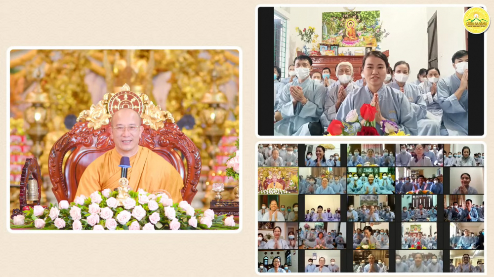 Sư Phụ Thích Trúc Thái Minh từ bi hứa khả cho phép thành lập, ra mắt và đặt tên cho hơn 40 đạo tràng Phật tử chùa Ba Vàng  