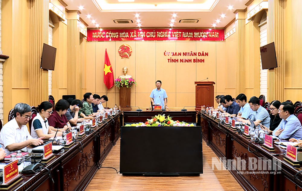 UBND tỉnh Ninh Bình tổ chức hội nghị triển khai kế hoạch phối hợp, hỗ trợ GHPGVN trong việc cung rước và tôn trí Xá lợi (nguồn ảnh internet)