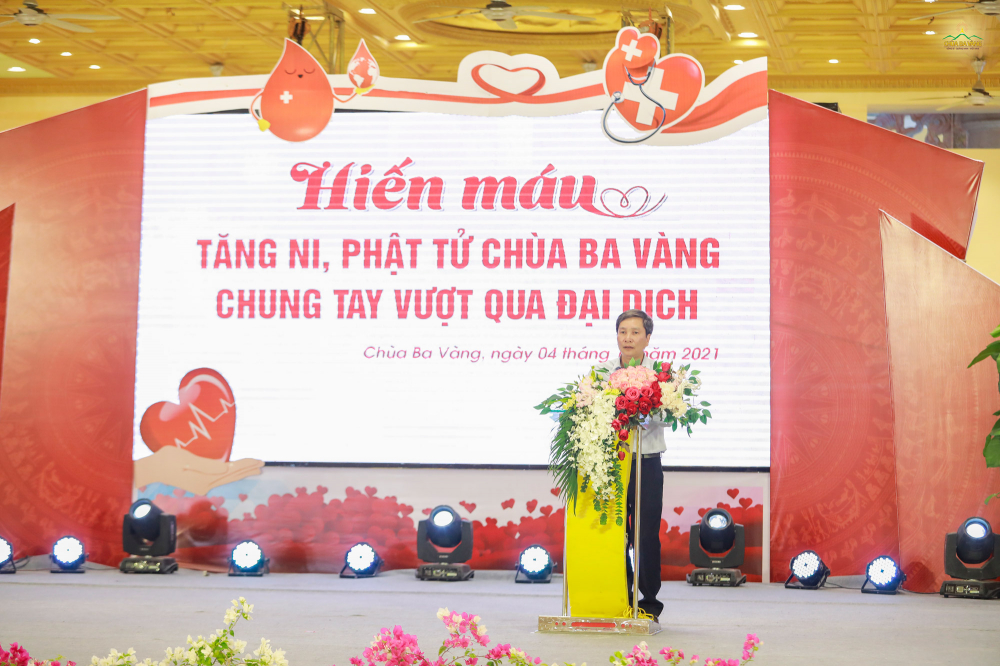 Phó Chủ tịch thường trực UBND T.p Uông Bí - Ông Nguyễn Văn Thành phát biểu tại chương trình  