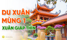 [Video] Sư Phụ và chư Tăng Ni du xuân - Mùng 1 Tết Giáp Thìn
