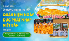 Thông báo chương trình tu tập: Quán niệm ngày Đức Phật nhập Niết bàn PL.2568 - DL.2024