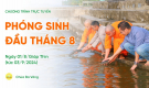 Phóng sinh đầu tháng 8 | Chùa Ba Vàng, ngày 01/8/Giáp Thìn