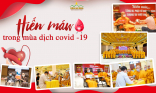 Chư Tăng Ni, Phật tử tham gia hiến máu chung tay vượt qua dịch Covid-19