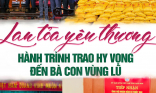 Hành trình trao hy vọng, gửi yêu thương đến bà con vùng lũ